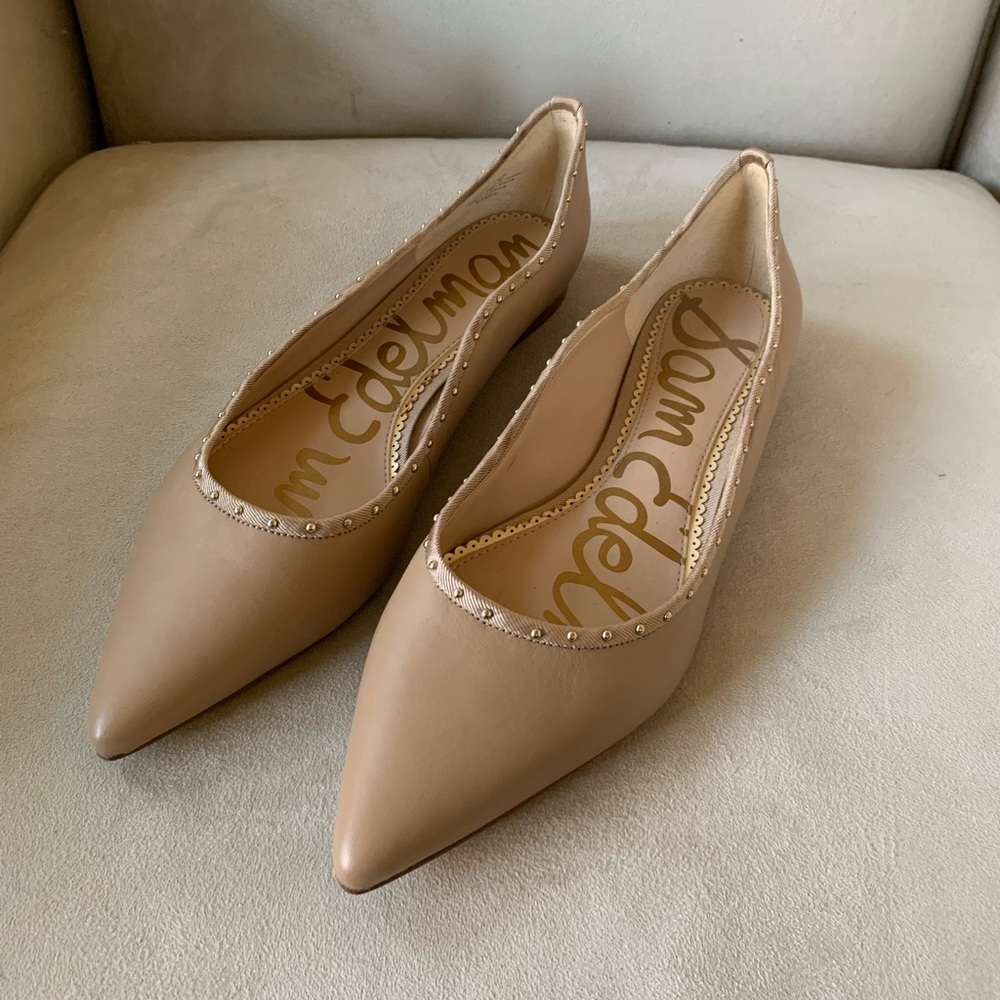 Sam Edelman Rivera Beige Flats